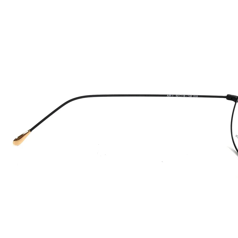 Francois Pinton Eyeglasses Frames AIR 1 019 Matte Black Wire Rim 52-18-148